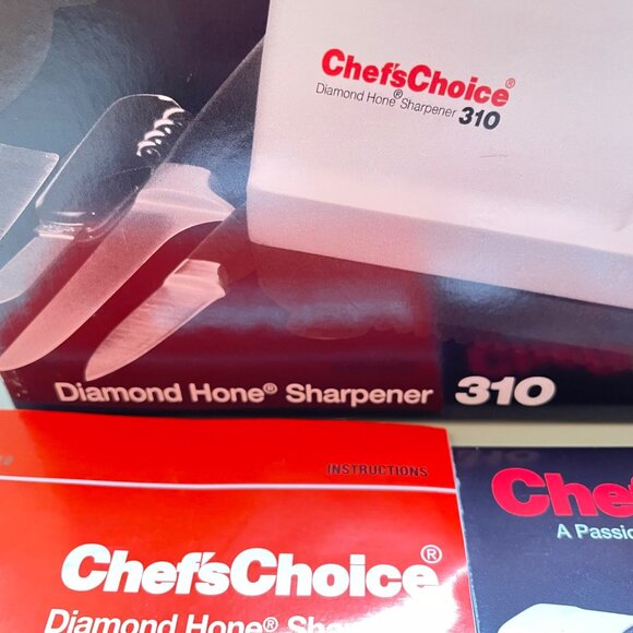 ChefsChoice Diamond Hone Knife Sharpener Model 310 Two-Stage Kitchen & Pocket Kn - Picture 14 of 15